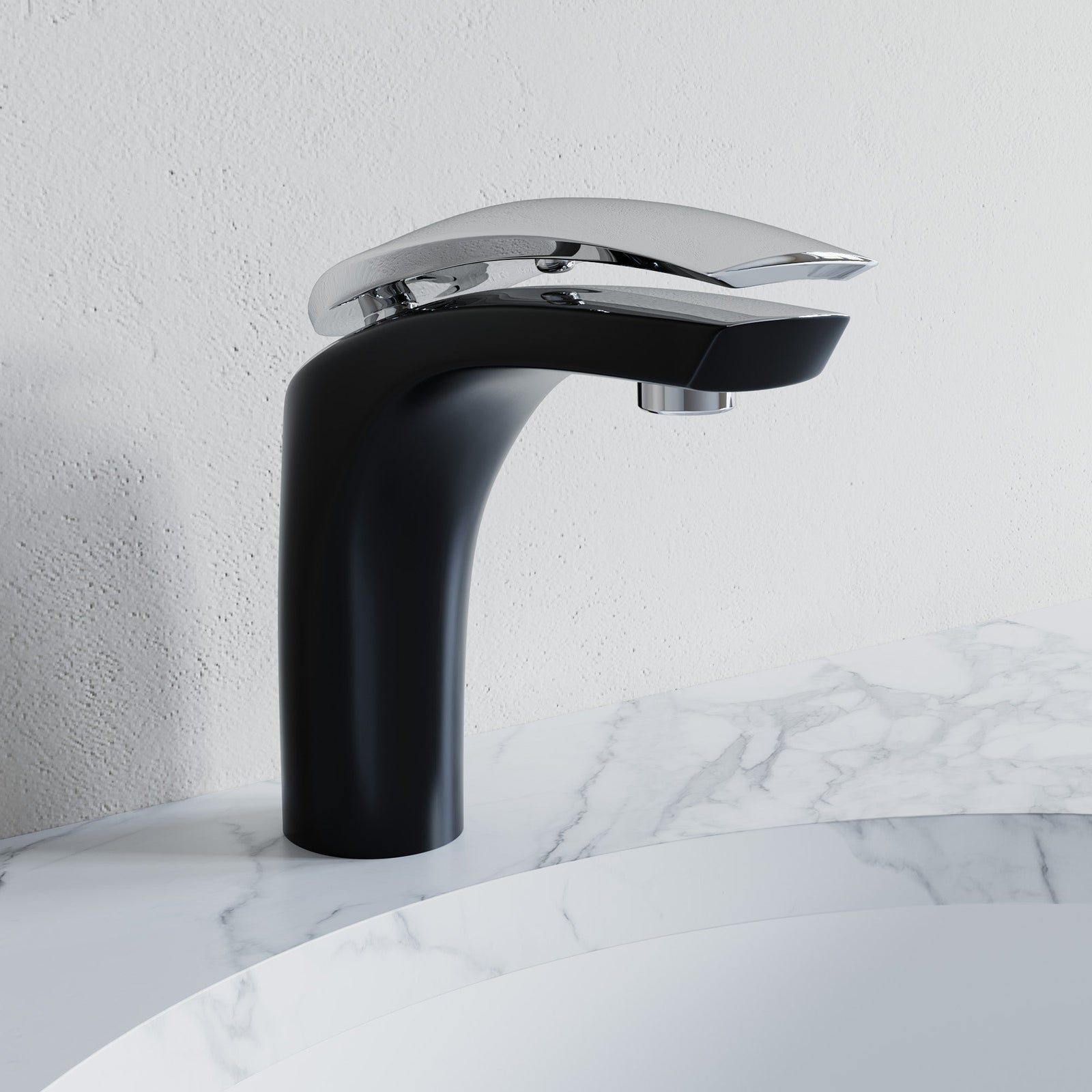 Dowell Bathroom Sink Faucet - Low Spout, Single Handle, Single Hole - 8001 017 Series