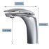 Dowell Bathroom Sink Faucet - Low Spout, Single Handle, Single Hole - 8001 017 Series