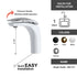 Dowell Bathroom Sink Faucet - Low Spout, Single Handle, Single Hole - 8001 017 Series