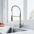 Dowell Kitchen Sink Faucet - 8002 006 Series - High Arc, Pull-Down Sprayer,  Single Handle, Single Hole