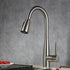 Dowell Kitchen Sink Faucet - 8002 005 Series - High Arc, Pull-Down Sprayer, Single Handle, Single Hole