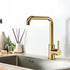 Dowell Kitchen Sink Faucet - One Handle, Single Hole, High Arc - 8002 008 Series