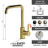 Dowell Kitchen Sink Faucet - One Handle, Single Hole, High Arc - 8002 008 Series