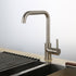 Dowell Kitchen Sink Faucet - One Handle, Single Hole, High Arc - 8002 008 Series