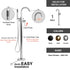 Dowell Freestanding Bathtub Faucet - 8003 001 Series, Floor Mounted Brass Bathroom Tub Faucets with Hand Shower