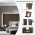 Dowell 3D Slat Wall Panels,Fluted Panels for Wall,Wall Decor Panels Noise Reduction, 48"H - 9001 4812 Series