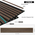 Dowell 3D Slat Wall Panels,Fluted Panels for Wall,Wall Decor Panels Noise Reduction, 48"H - 9001 4812 Series