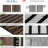 Dowell 3D Slat Wall Panels,Fluted Panels for Wall,Wall Decor Panels Noise Reduction, 48"H - 9001 4812 Series