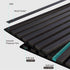 Dowell 3D Slat Wall Panels,Fluted Panels for Wall,Wall Decor Panels Noise Reduction, 48"H - 9001 4812 Series