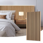 Dowell 3D Slat Wall Panels,Fluted Panels for Wall,Wall Decor Panels Noise Reduction, 48"H - 9001 4812 Series
