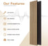 Dowell 3D Slat Wall Panels,Fluted Panels for Wall,Wall Decor Panels Noise Reduction, 48"H - 9001 4812 Series