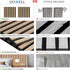 Dowell 3D Slat Wall Panels,Fluted Panels for Wall,Wall Decor Panels Noise Reduction, 48"H - 9001 4812 Series