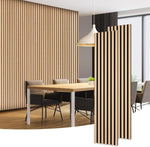 Dowell 3D Slat Wall Panels,Fluted Panels for Wall,Wall Decor Panels Noise Reduction, 95"H - 9001 9512 Series