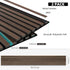 Dowell 3D Slat Wall Panels,Fluted Panels for Wall,Wall Decor Panels Noise Reduction, 95"H - 9001 9512 Series