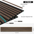 Dowell 3D Slat Wall Panels,Fluted Panels for Wall,Wall Decor Panels Noise Reduction, 95"H - 9001 9512 Series