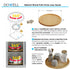 Dowell Lazy Susan - 18" Diameter/Round, 1 Shelf, Natural Wood Full Circle Lazy Susan Single shelf - 4006 360 Series
