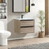 Goldea 24" Vanity with Sink, Modern Vanity Bathroom with 2 Extra Big Drawers, Wall Mounted Floating - gd003 Series