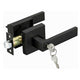 Golder Door Lock,Square Door levers for Bathroom, Bedroom, and Rooms