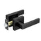 Golder Door Lock,Square Door levers for Bathroom, Bedroom, and Rooms