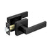 Golder Door Lock,Square Door levers for Bathroom, Bedroom, and Rooms