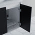 Dowell 72" Wall-Mounted or Freestanding Bathroom Vanity Set ¡°(White Assembled Vanity Base with 5 Soft-Close & White Resin Double Basin Sink- 057 72 Series