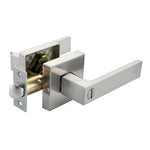 Golder Door Lock,Square Door levers for Bathroom, Bedroom, and Rooms