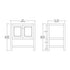 Dowell 30" Freestanding Bathroom Vanity with Single Basin - Two Soft-Close Doors, One Shelf - 036 30 Series