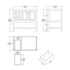 Dowell 36" Freestanding Bathroom Vanity with Single Basin - Two Soft-Close Doors, One Soft-Close Drawer, One Shelf - 036 36 Series