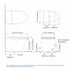 Dowell Smart Toilet With water tank, Auto cover open/close, No water pressure limitation,Whisper-quiet flushing - 093 Series