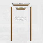 Dowell Flush Door Slab, Door Frame Kit