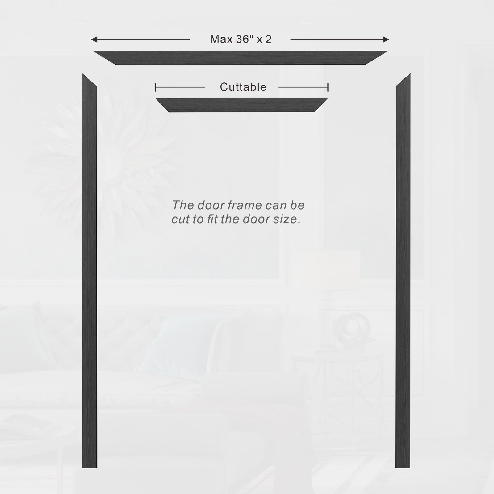 Dowell Flush Door Slab, Door Frame Kit