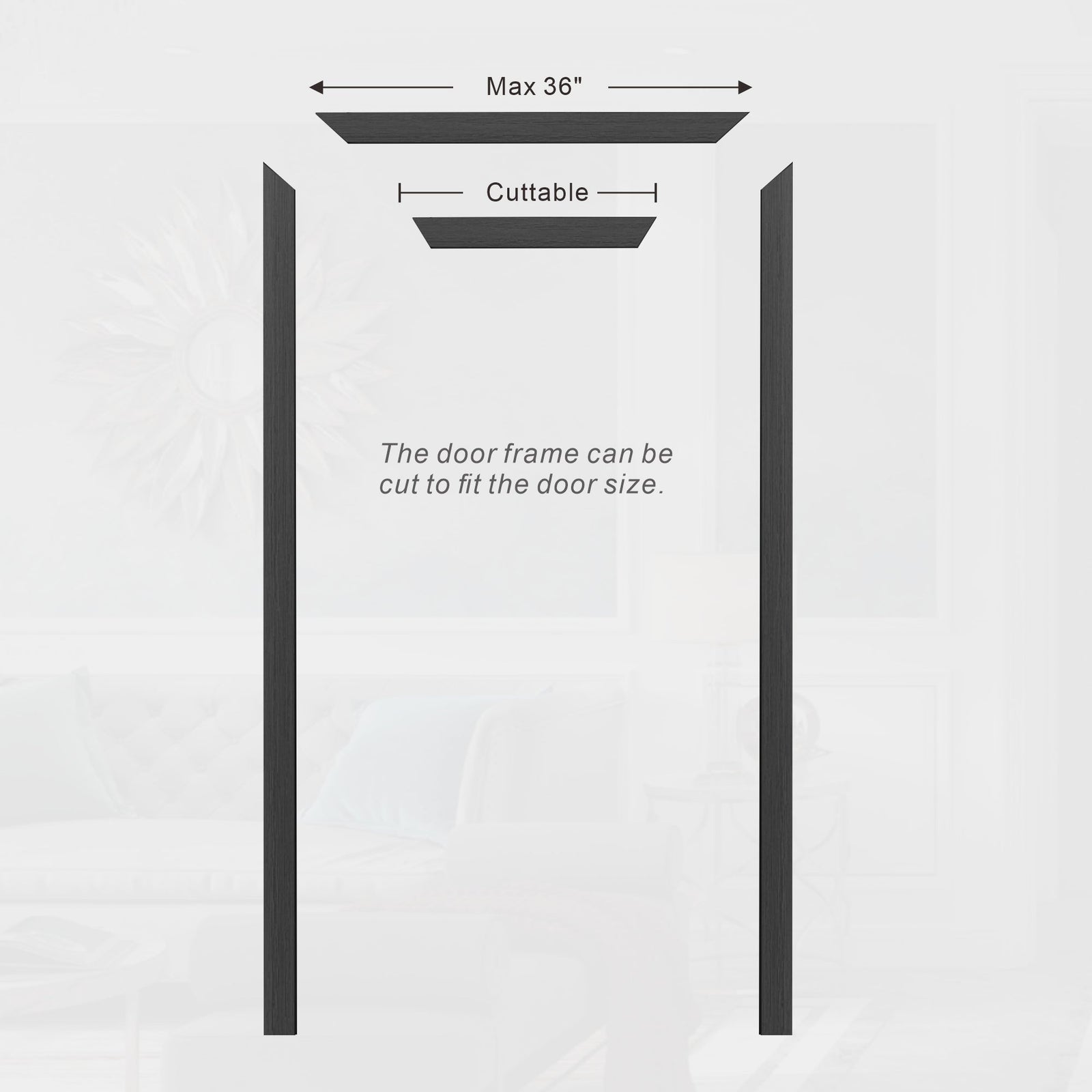 Dowell Flush Door Slab, Door Frame Kit