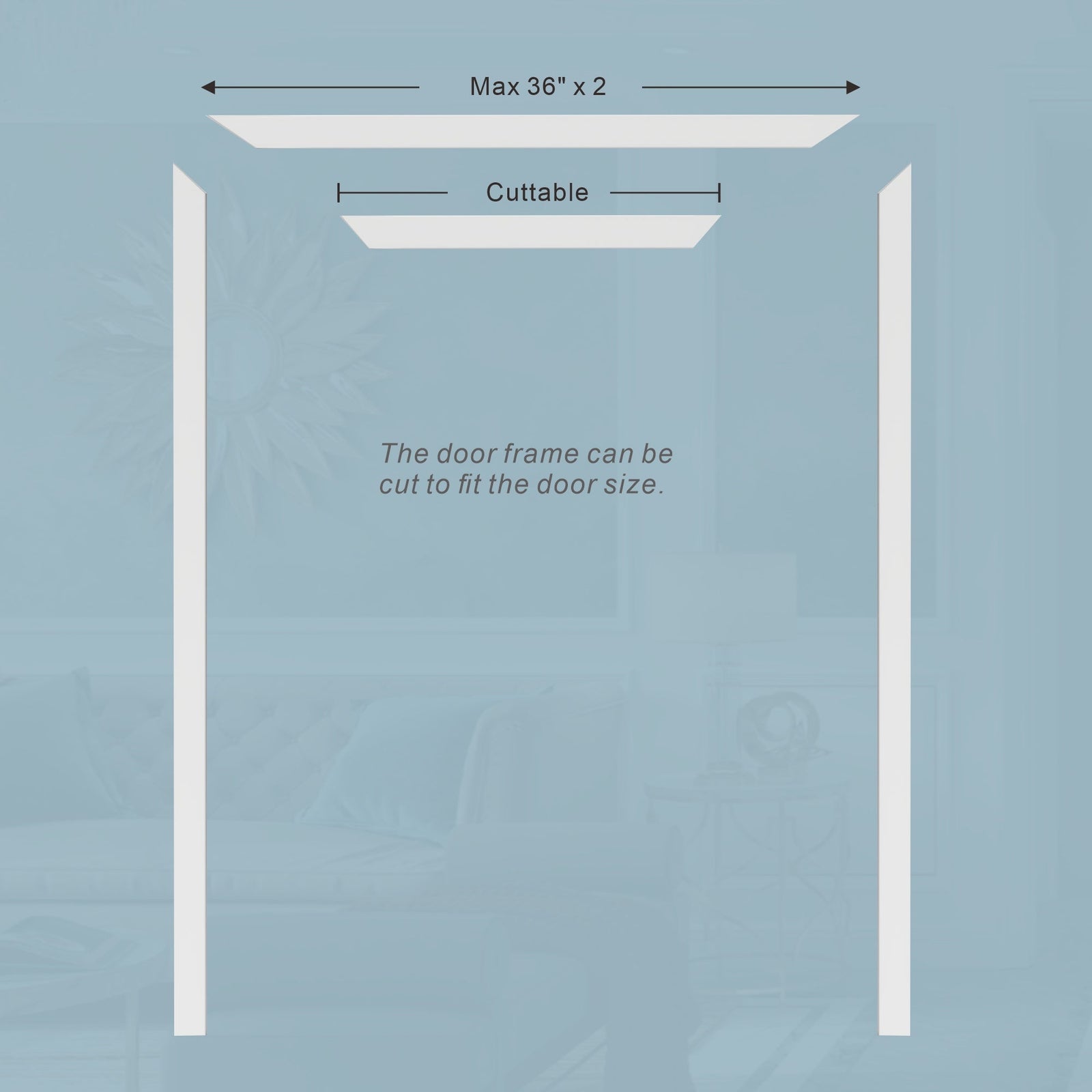 Dowell Flush Door Slab, Door Frame Kit