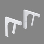 Dowell Universal ADA Vanity Bracket Heavy-Duty Commercial Bracket Floating Medical Support Bracket with/without Arm Metal Brackets Suitable for Restroom Vanities, Shelving Units & Work Desks - 7008 Series