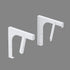 Dowell Universal ADA Vanity Bracket Heavy-Duty Commercial Bracket Floating Medical Support Bracket with/without Arm Metal Brackets Suitable for Restroom Vanities, Shelving Units & Work Desks - 7008 Series