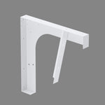 Dowell Universal ADA Vanity Bracket Heavy-Duty Commercial Bracket Floating Medical Support Bracket with/without Arm Metal Brackets Suitable for Restroom Vanities, Shelving Units & Work Desks - 7008 Series