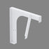 Dowell Universal ADA Vanity Bracket Heavy-Duty Commercial Bracket Floating Medical Support Bracket with/without Arm Metal Brackets Suitable for Restroom Vanities, Shelving Units & Work Desks - 7008 Series