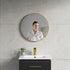 Dowell 23-5/8" Round Wall Mirror for Bath/Living Room/Hallway - Aluminum Frame - 5004 Series