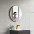 Dowell 23-5/8" Round Wall Mirror for Bath/Living Room/Hallway - Aluminum Frame - 5004 Series