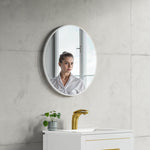 Dowell 23-5/8" Round Wall Mirror for Bath/Living Room/Hallway - Aluminum Frame - 5004 Series