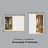Dowell LED Wall Mirror with Black Aluminum Frame - Bathroom, Living Room, Bedroom, Lobby - 5005 Series