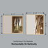 Dowell LED Wall Mirror with Black Aluminum Frame - Bathroom, Living Room, Bedroom, Lobby - 5005 Series