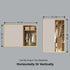 Dowell LED Wall Mirror with Black Aluminum Frame - Bathroom, Living Room, Bedroom, Lobby - 5005 Series