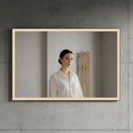 Dowell LED Wall Mirror with Black Aluminum Frame - Bathroom, Living Room, Bedroom, Lobby - 5005 Series