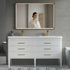 Dowell LED Wall Mirror with Black Aluminum Frame - Bathroom, Living Room, Bedroom, Lobby - 5005 Series