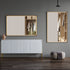 Dowell LED Wall Mirror with Black Aluminum Frame - Bathroom, Living Room, Bedroom, Lobby - 5005 Series