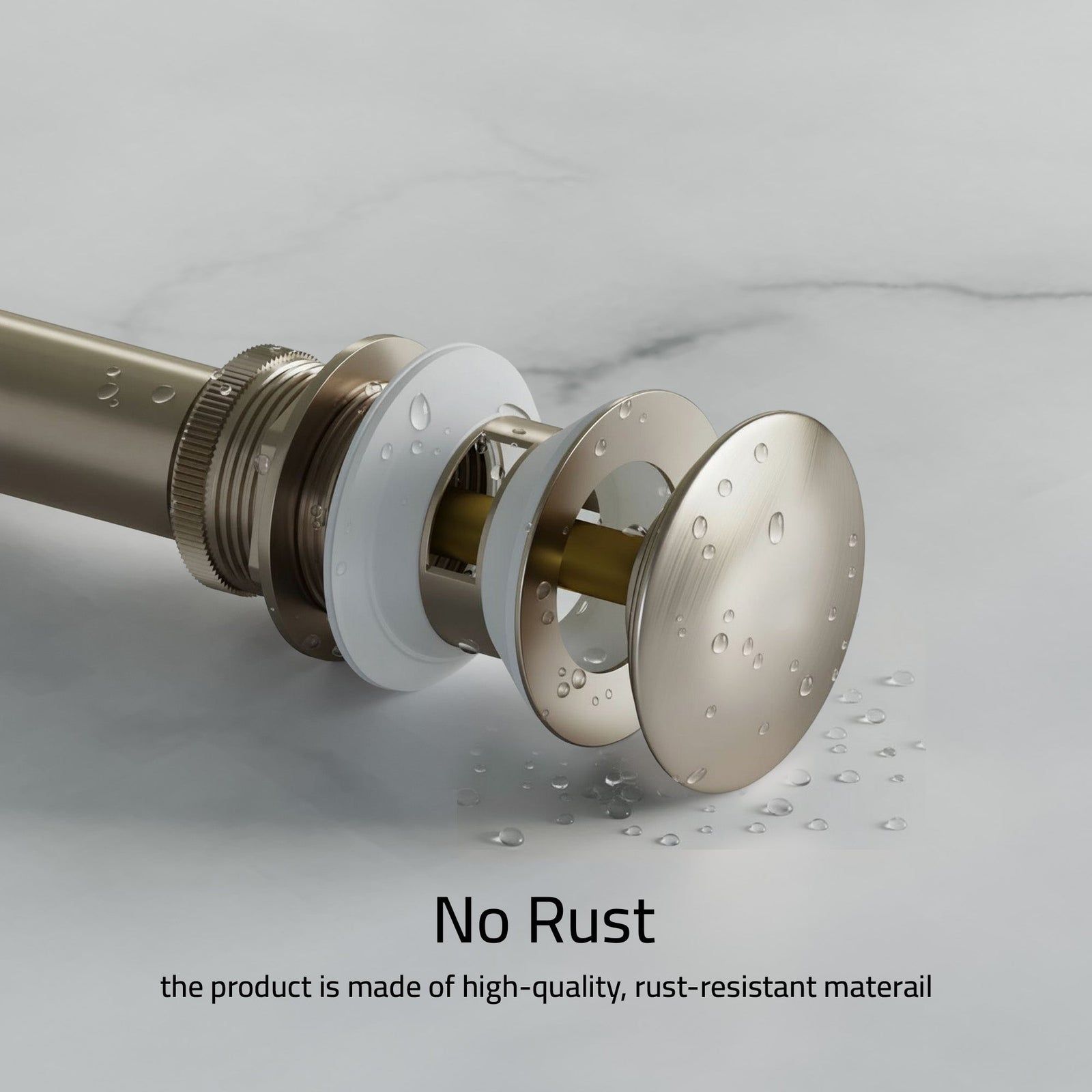 Dowell Pop Up Drain Stopper With/Without Overflow for Bathroom Vanity/Vessel Sink - 6011 07/08 Series