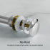 Dowell Pop Up Drain Stopper With/Without Overflow for Bathroom Vanity/Vessel Sink - 6011 07/08 Series