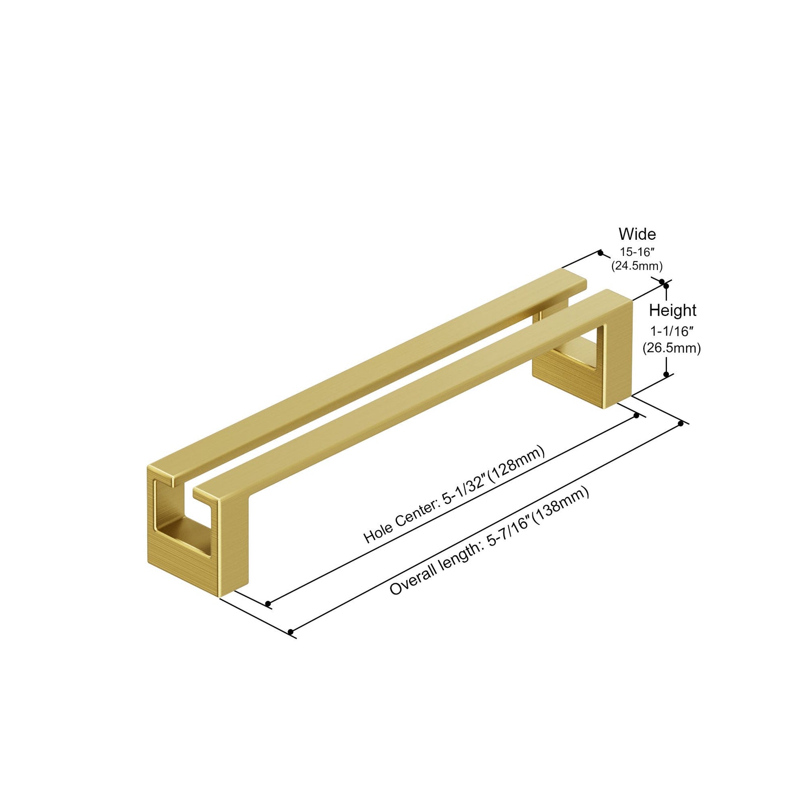 Dowell Cabinet Handle, Drawer/Door Bar Pulls/Handles- 3137 Series