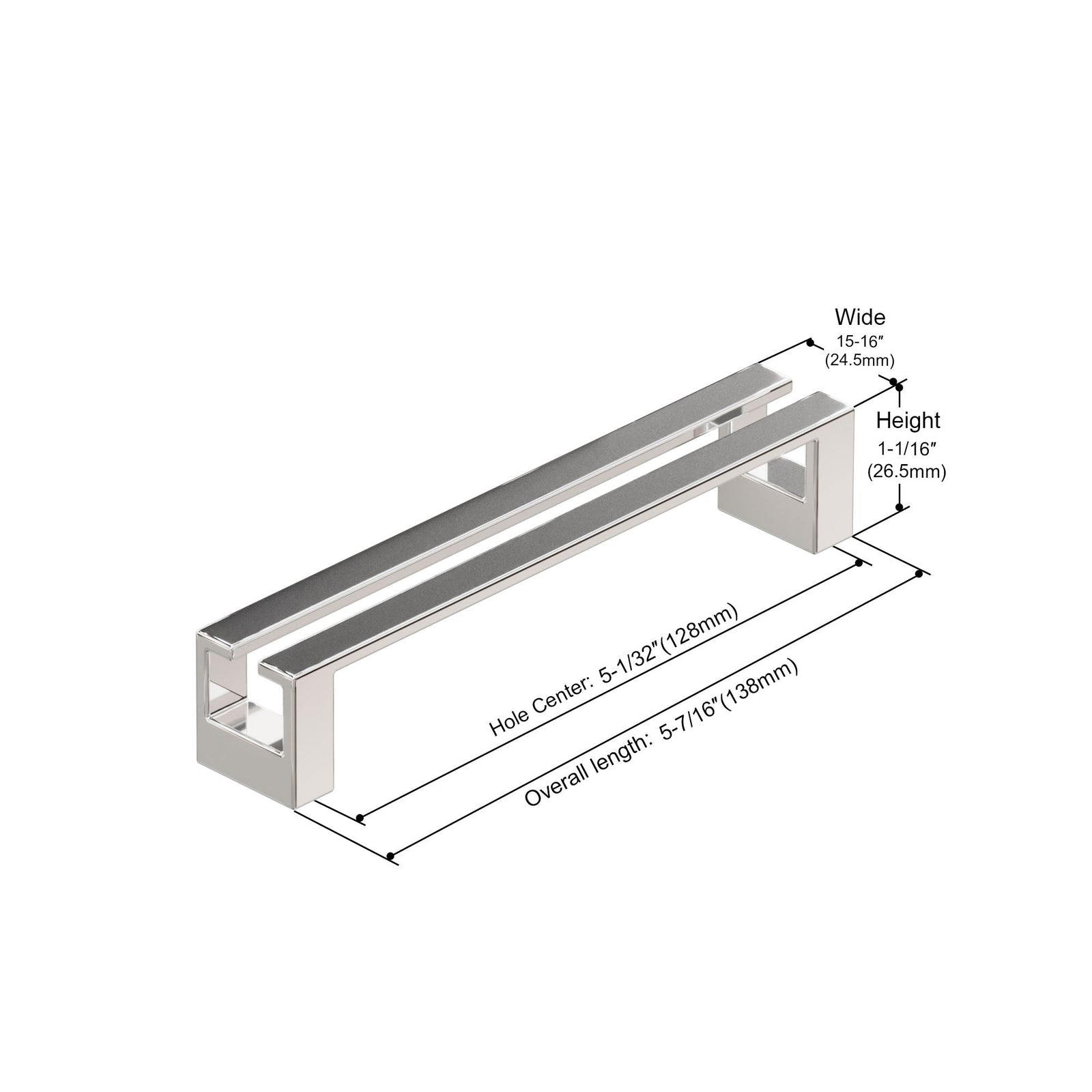 Dowell Cabinet Handle, Drawer/Door Bar Pulls/Handles- 3137 Series